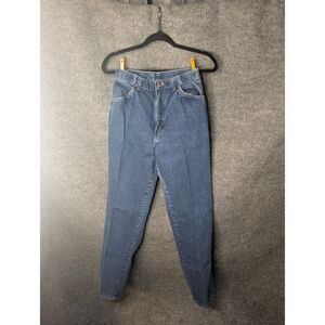 Vintage Rustler Jeans Womens 12 Made in USA High Rise Tapered Mom Fit 80s Denim